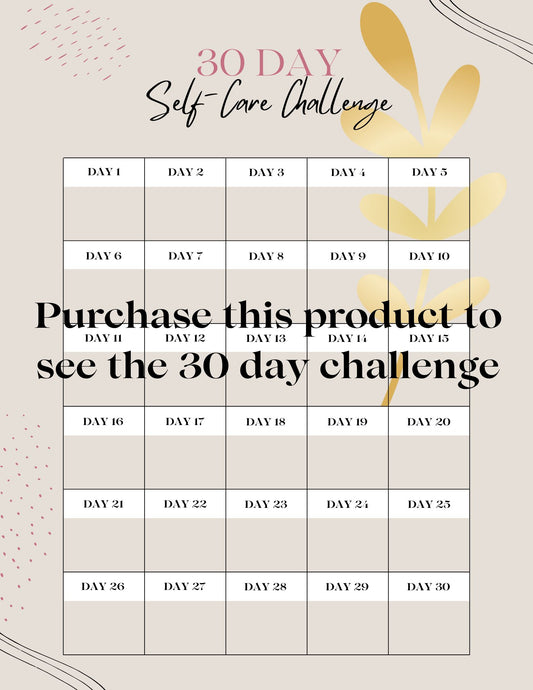 30 Day Self Care Challenge