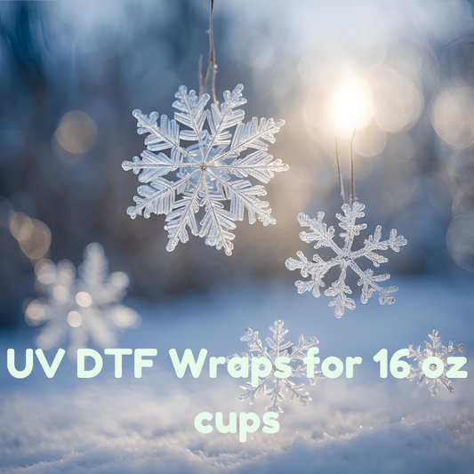 UV DTF Wrap for 16 oz cups